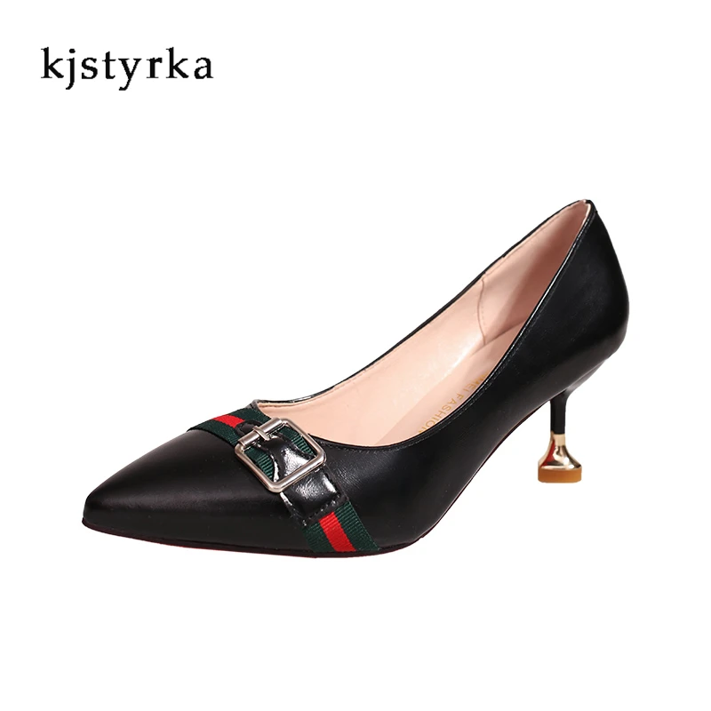 

Kjstyrka 2018 Designer High Heels Women Pumps Shoes Woman For Wedding Party Zapatos Mujer Brand Dress Ladies Sapato