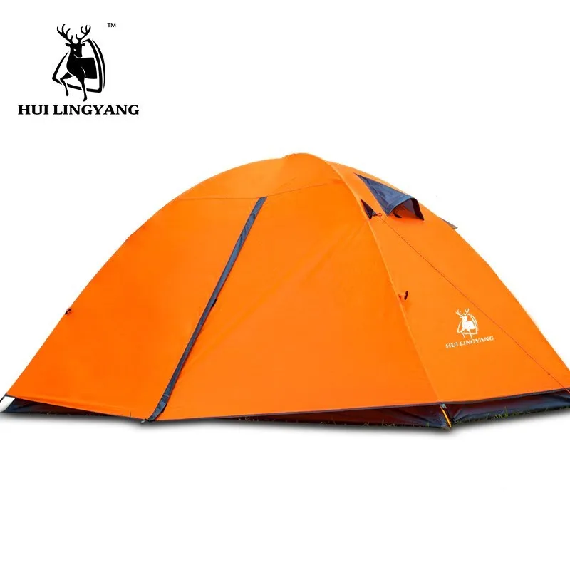 

2 Person Ultralight Tent Outdoor Camping Double Layer Windproof Waterproof Portable Travel Tent 3 seasons Beach Travel Tents