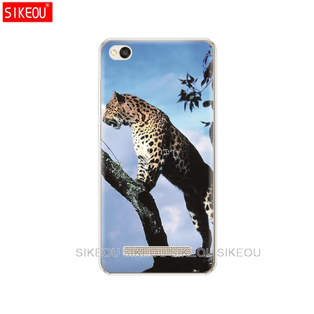 Силиконовый чехол для телефона для Xiaomi Redmi 4A мягкий силиконовый Живопись чехол для Redmi 4A Hongmi 4a 5,0 дюймов Волк тигр лев Leopard Медведь - Цвет: 10134
