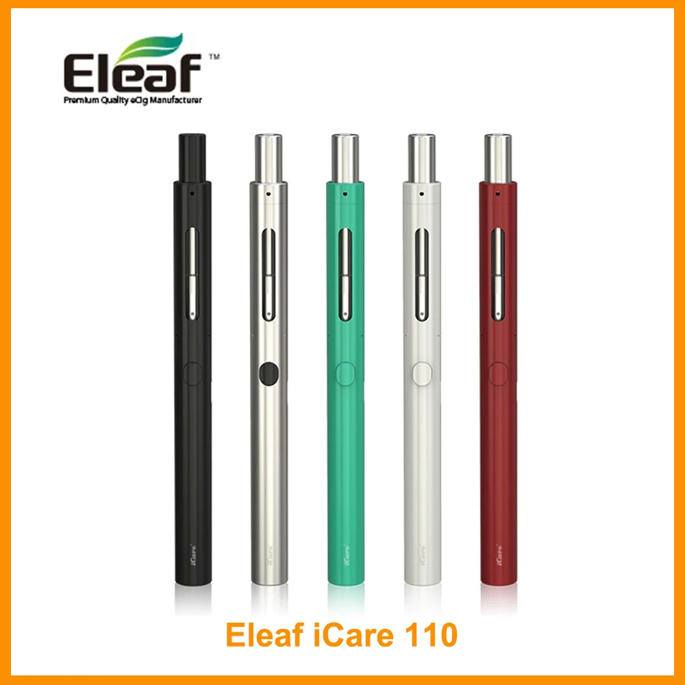 США/RU Оригинальный начальный комплект Eleaf iCare,  1,8мл,  650мАч, головка 1,1 Ом, комплект против электронной сигареты iCare2