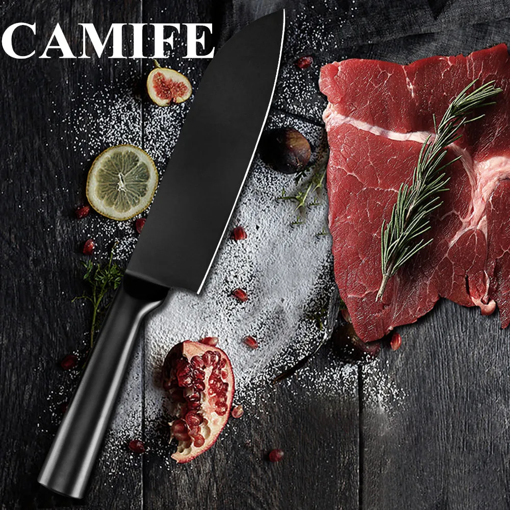 

Kitchen Knife Cooking Knife Tools High Quality Stainless Steel Knife 7 inch Japanese Very Sharp Santoku Salmon Cooking Knife