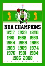 Boston Celtics World Champions Flag 3ft x 5ft Polyester NBA flag