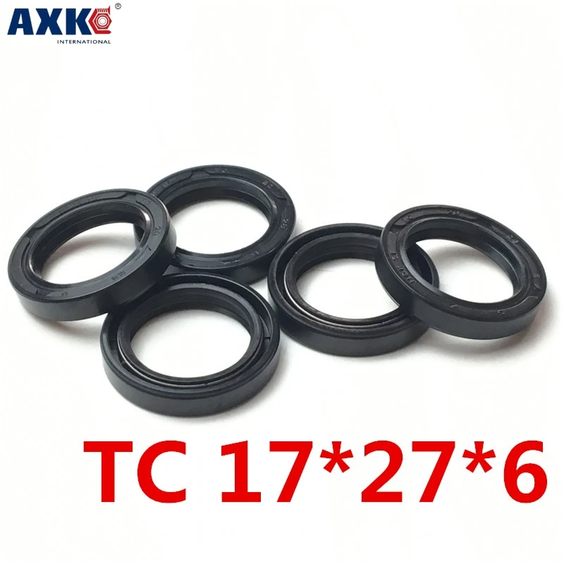 10 шт. AXK 17X27X6 TC17X27X6 NBR скелет сальник 17*27*6 уплотнения высококачественное уплотнение
