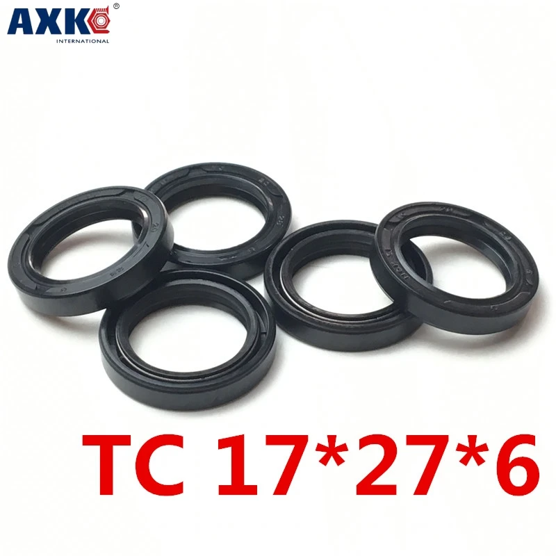 AVX Shaft Oil Seal TC17x28x6 Rubber Lip 17mm/28mm/6mm metric 