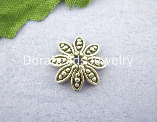DoreenBeads Бесплатная Доставка! 50 Шт. Цветочные Бусы Наконечники 15 мм Dia. (B00815) |