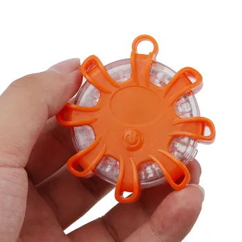

4 pcs LED Road Flare Red Safety Flare Flashlight Magnetic 3 Modes Emergency Flashing Warning Light Flares Lantern Lamp For Car