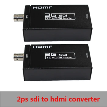 

Two pieces 3G HD SDI to BNC HDMI Video Converter with Mini DC 5V 1A Adapter