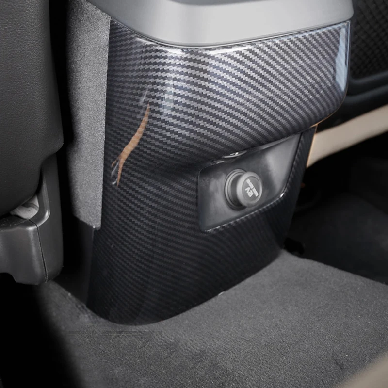 Для VOLVO XC60 АБС-пластиковый интерьерный подлокотник коробка сзади, устанавливаемое на вентиляционное отверстие в салоне автомобиля Выход Обложка отделка 1 шт. стайлинга автомобилей