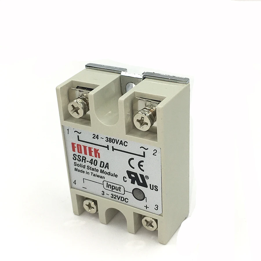 Промышленное твердотельное реле SSR 40DA 40A /250V 3 32VDC AC реле|ac ssr|solid state relay ssr-40dassr 40da |