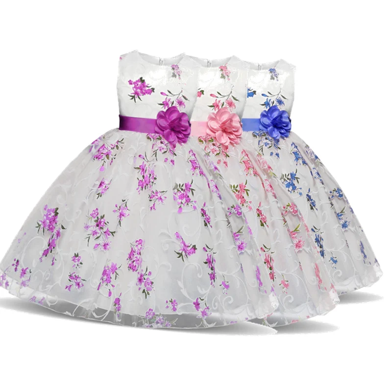 

Baby Dress For Girl Wedding Event Birthday Flower Girl Dresses Vestidos Tutu Formal Prom Gown Princess Kids Baby Girl Clothing