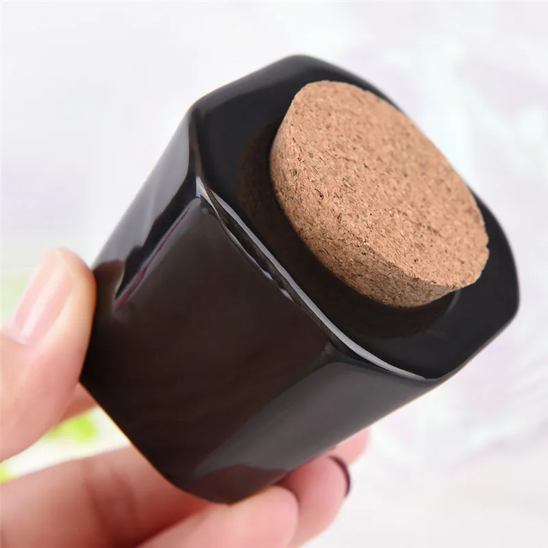 1pcs/lot Porcelain Material White/black Color Nail Art Acrylic Glass Dappen Dish Liquid Powder Container