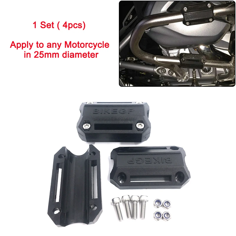 

For BMW R1200GS ADV F700GS F800G Africa Twin CRF1000L 25mm Modified Motorcycle Engine Guard Protection Bumper Decorative Block