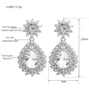 FARLENA Jewelry Elegant Water Drop Earrings Fashion Crystal Rhinestones Earrings for women wedding 3