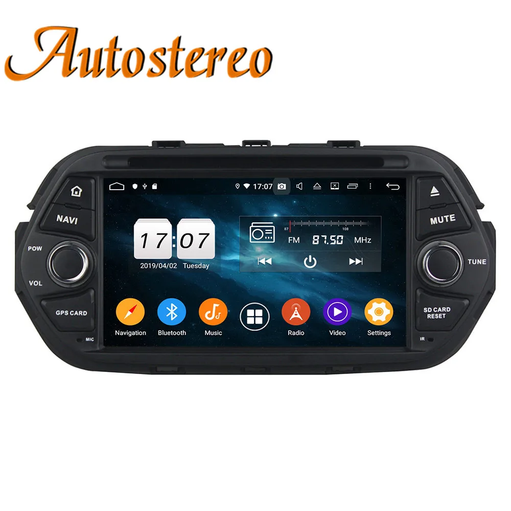 Cheap DSP Android 9.0 8-core Car DVD Player for FIAT TIPO EGEA 2015-2017 GPS Satnav multimedia stereo GPS navigation unit auto stereo 3