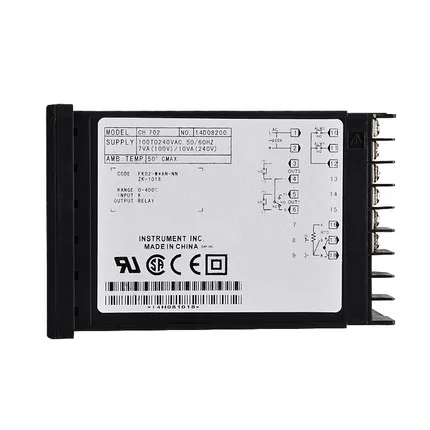 Интеллектуальный цифровой дисплей регулятор температуры CHB102 CHB402 CHB502 CHB702