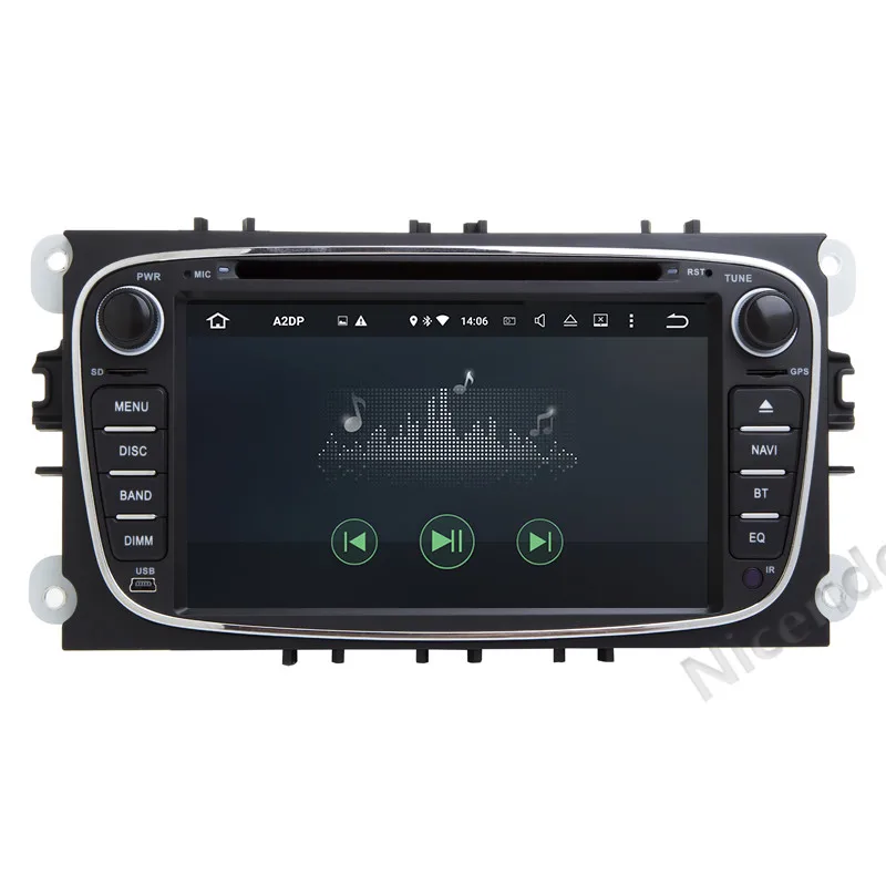 Top Touch SCREEN 4G android 8.0 2 din Car multimedia Player for FORD FOCUS Mondeo S-MAX C-MAX Galaxy kuga GPS stereo BT Wifi 2