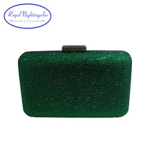 Высококачественный большой квадратный жесткий клатч с темно-синими кристаллами; вечерние сумочки для женщин и свадебной вечеринки