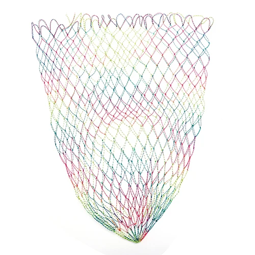 

colorful Nylon Fishing Nets Collapsible Fishing Tools Rhombus Mesh Hole Depth Folding Crayfish Shrimp Catcher Landing Dip Net