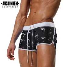 Новые мужские плавки для Одежда заплыва плавание костюм для мужчин водные виды спорта 7 цветов принты шорты maillot de bain