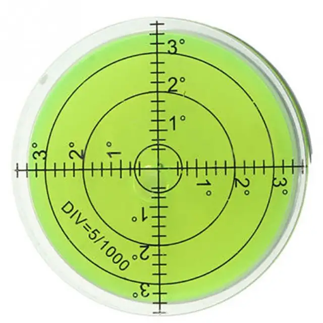 1pc Bubble Spirit Level Circular Round Spirit Level Bubble Level Measuring Instruments Tool Universal Protractor Measuring Meter