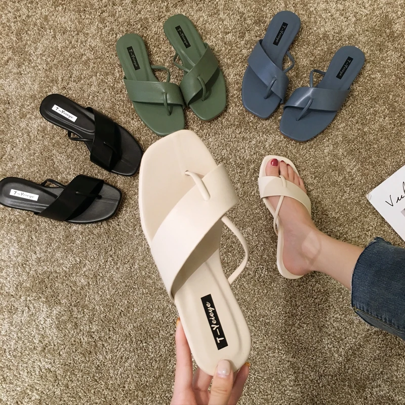 

Slippers Women Summer Slides Ladies Flip Flops Women's Shoes 2019 Sliders Flip-flops New Beach Luxury Flat Fashion