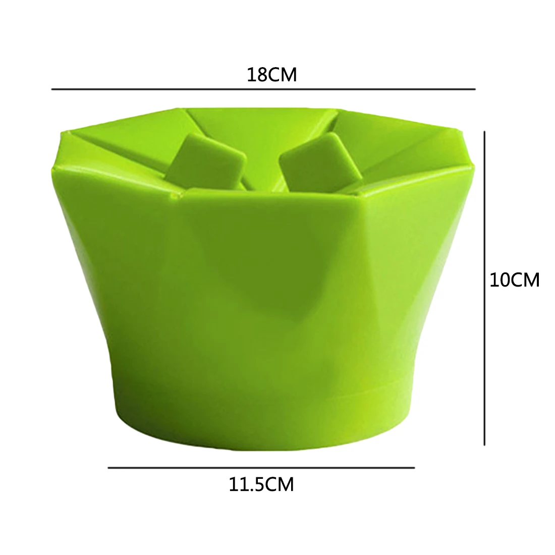 Попкорн Поппер чаша DIY силиконовый контейнер для приготовления попкорна в микроволновой печи складное ведро красный зеленый кухонный инструмент