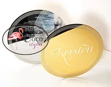 super creative luxury laser cut mirror acrylic invitation card
