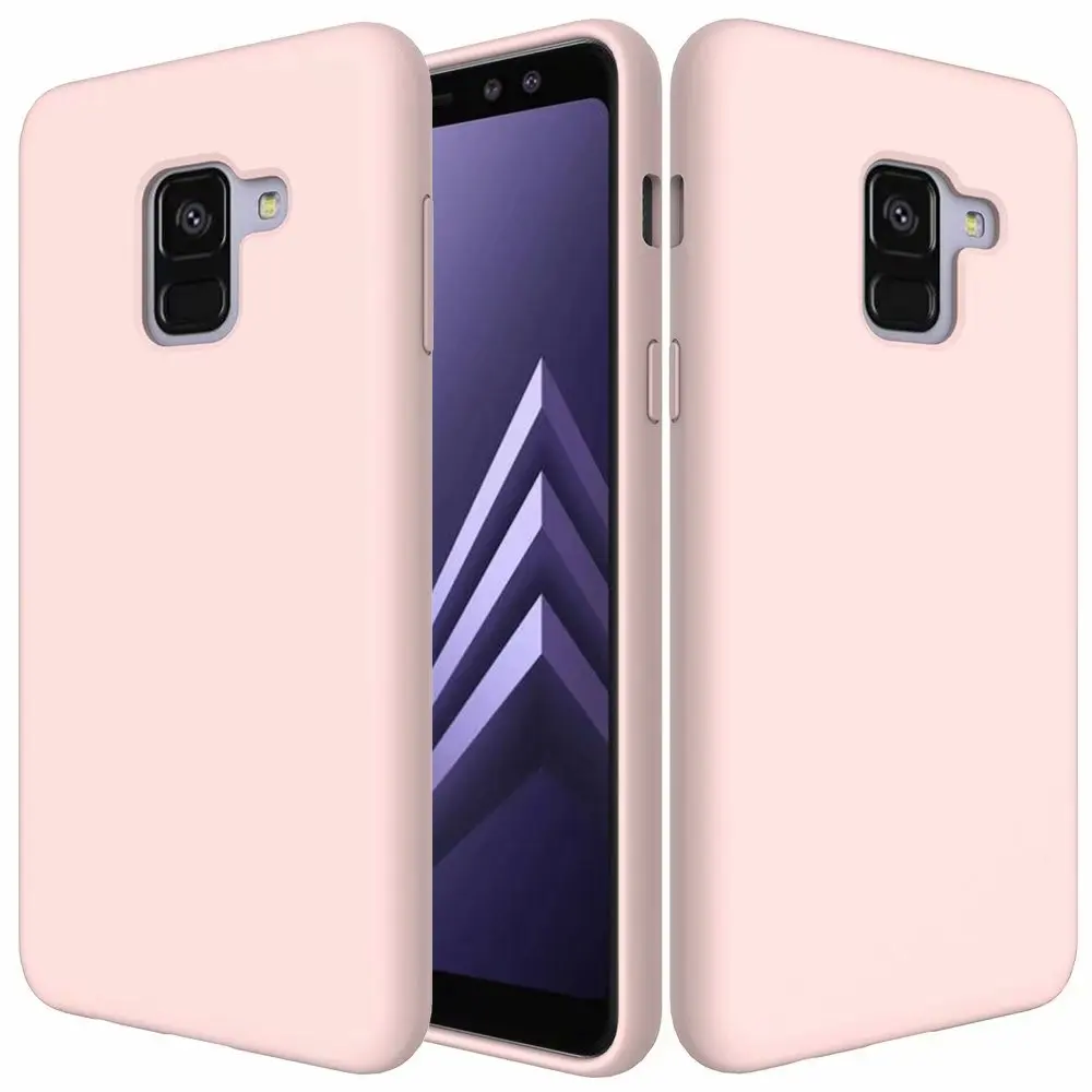 Для samsung Galaxy A8 Plus чехол Роскошный жидкий силиконовый удобный защитный чехол для задней крышки для samsung A8 A8Plus