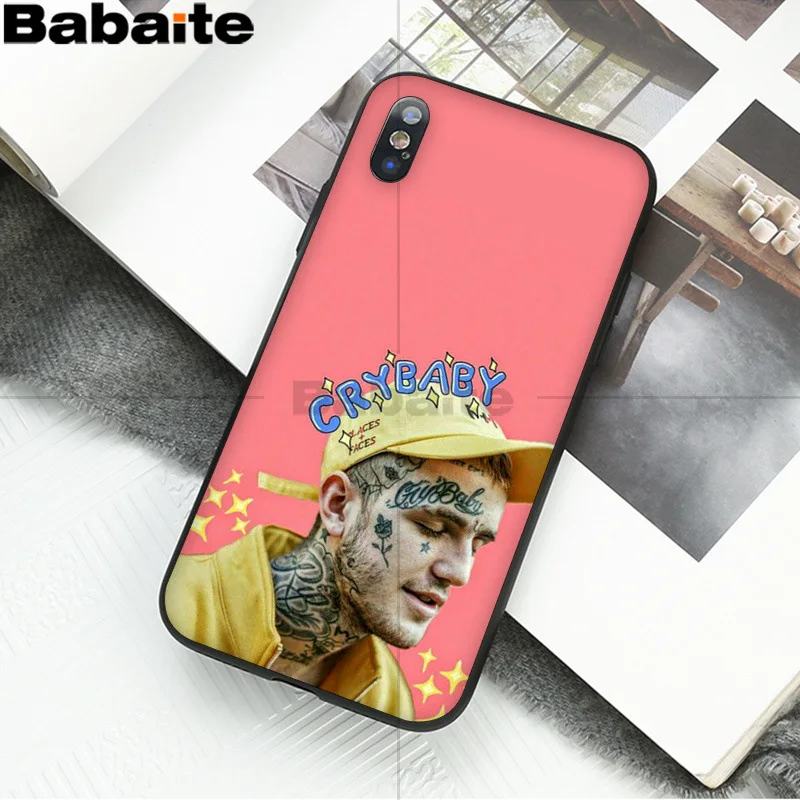 Babaite Lil Peep Lil Bo Peep узор ТПУ Мягкие аксессуары для телефонов Чехол для Apple iPhone 8 7 6 6S Plus X XS MAX 5 5S SE XR