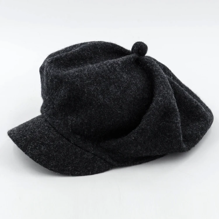 Осень Зима Женская мода шерсть милые дамские шляпы винтажные трендовые Дерби котелок Топ Fedora шляпа для женщин ведро