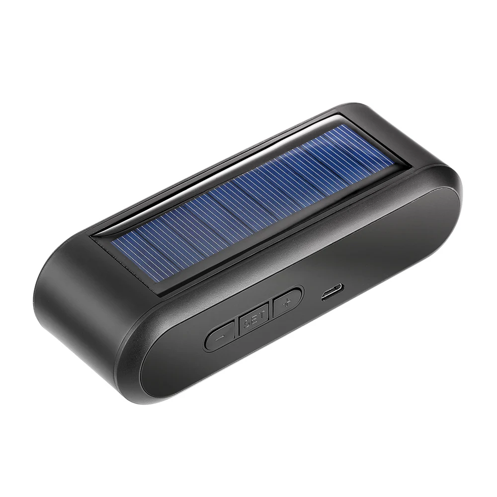 TPMS T650 energía Solar USB TPMS sistema inalámbrico de monitoreo de presión de neumáticos con 6 se