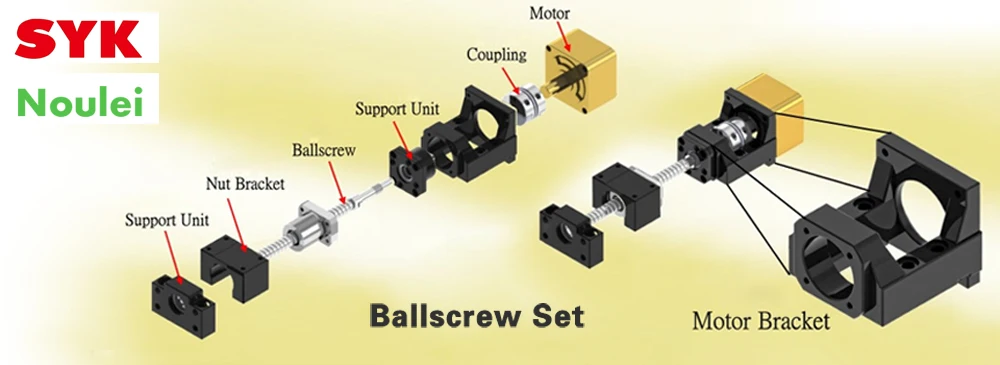 TBI 1605 CNC шариковый винт C7 с SFU1605 SFNU1605 Фланцевая гайка SFU 250 мм 300 мм 400 мм 5 мм свинец для высокой стабильности части CNC