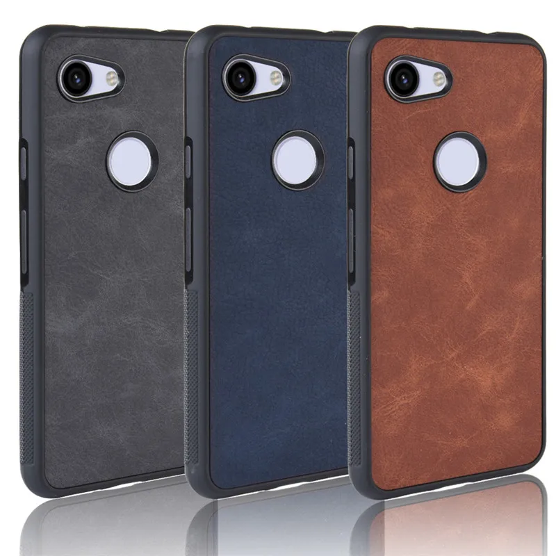 

For Google Pixel 3a/ 3a XL Case Skin Cover Hybrid Sheep Leather Hard Back Protective Cover Skin Case For Google Pixel 3a/ XL