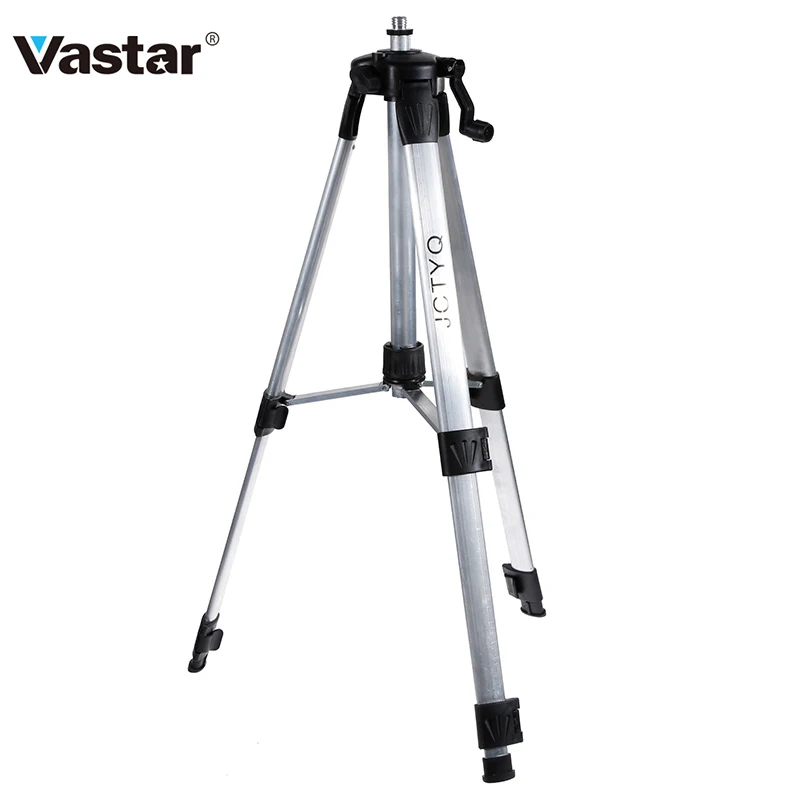Vastar высококачественный 1,2 m Регулируемый алюминиевый штатив с регулируемой высотой 5/" Мужской штатив с лазерным уровнем 558g