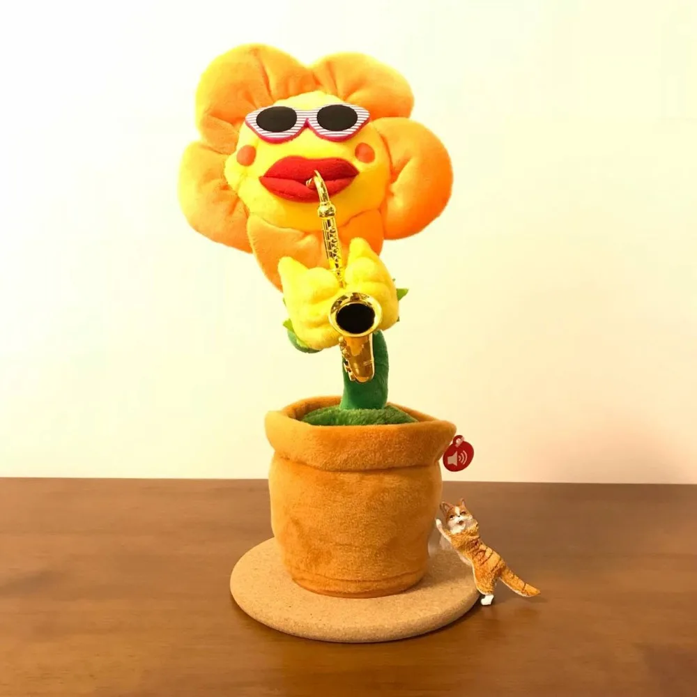 funny toy musical instruments electric plush enchanting flower dancing pot flowers toy music dancing singing simulation funny toy musical instruments electric plush enchanting flower dancing pot flowers toy music dancing singing simulation