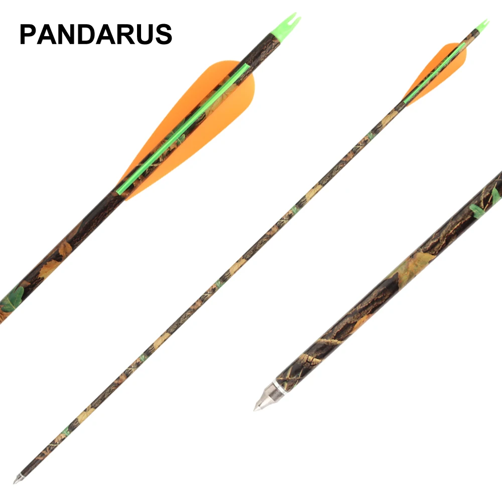 PANDARUS вытачки 6/12/24 шт. 30 &quotстрельба из лука Алюминий стрелка сменными Камуфляжный