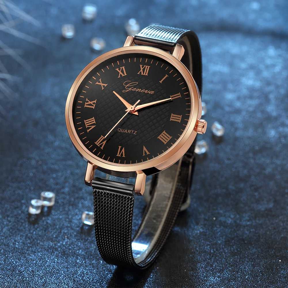 

Ladies Mest Band Bracelet Watch Women Luxury Watch Women Fashion Casual Quartz Watch Analog Lady Woman Wristwatch Orologi Donna