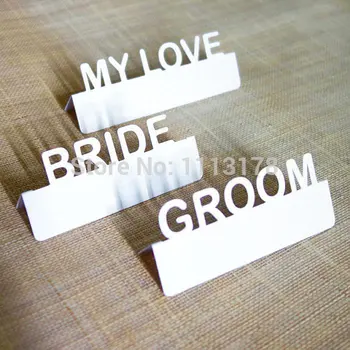 

Tailor Made Personalized Custom Name Text Place Cards Wedding Handmadepc001