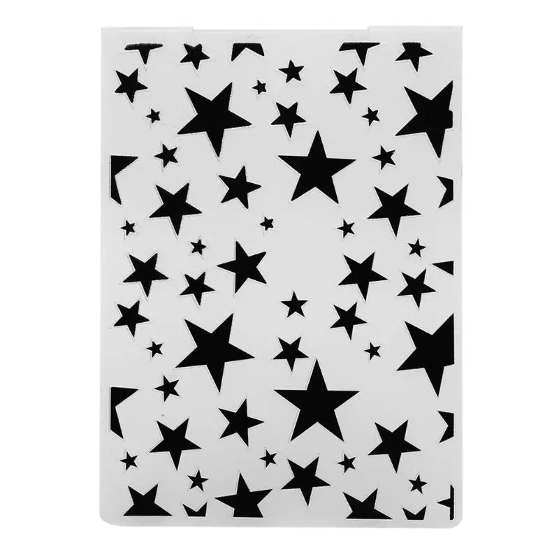 

1PC Plastic Star Embossing Folder Template for DIY Scrapbooking Album Paper Card Craft Card Making Wedding Decoration