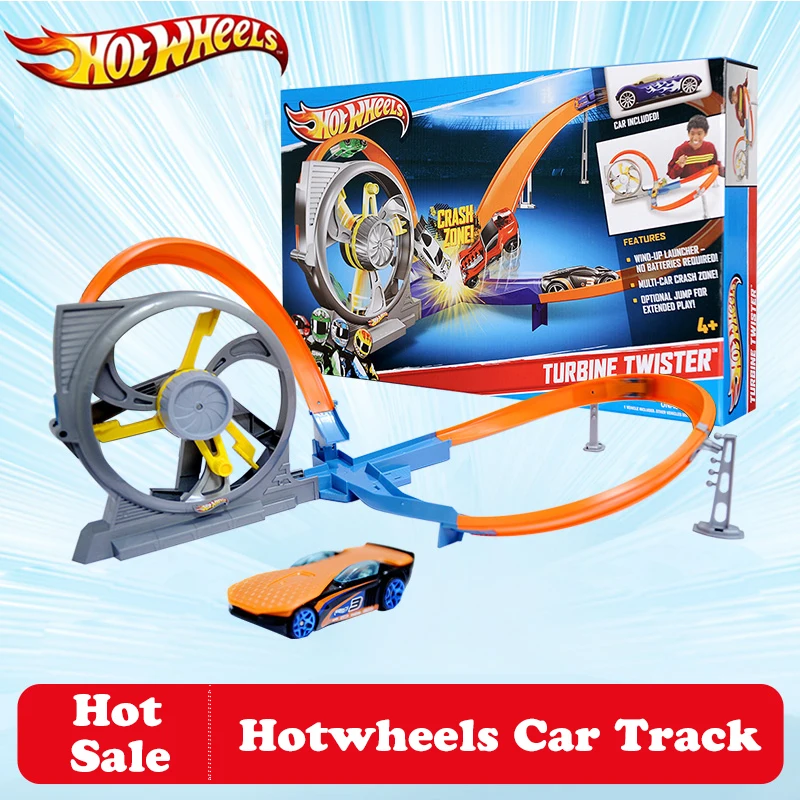 Hot Wheels Брендовая детская игрушка машина турбина Твистер трек Набор