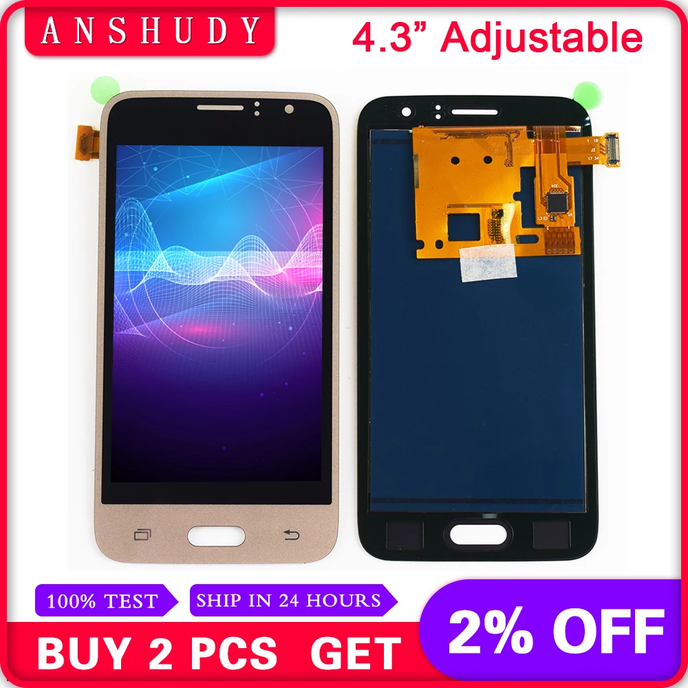 

4.5 For Samsung Galaxy J1 2016 J120F J120H J120M J120 LCD Display Panel Module + Touch Screen Digitizer Sensor Assembly