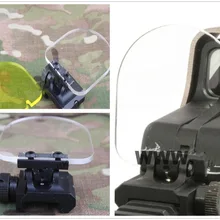 Тактическая Охота, страйкбол прицел красный зеленый точка зрения защитный пуленепробиваемый быстрый выпуск крышка объектива подходит 7/" Пикатинни BK