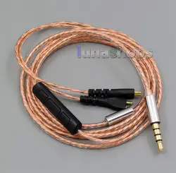 Пульт с микрофоном Экранирование кабель наушников для Sennheiser HD25 HD 25-1 HD25-1 II HD25-13 HD25-C LN005550