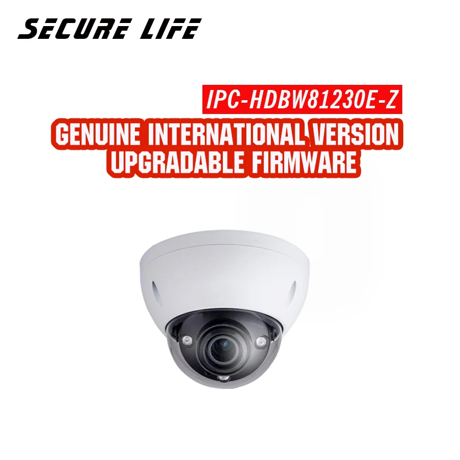 English IPC-HDBW81230E-Z 12MP IR Dome Network cctv Camera POE with motorized lens H.265&H.264 tripl