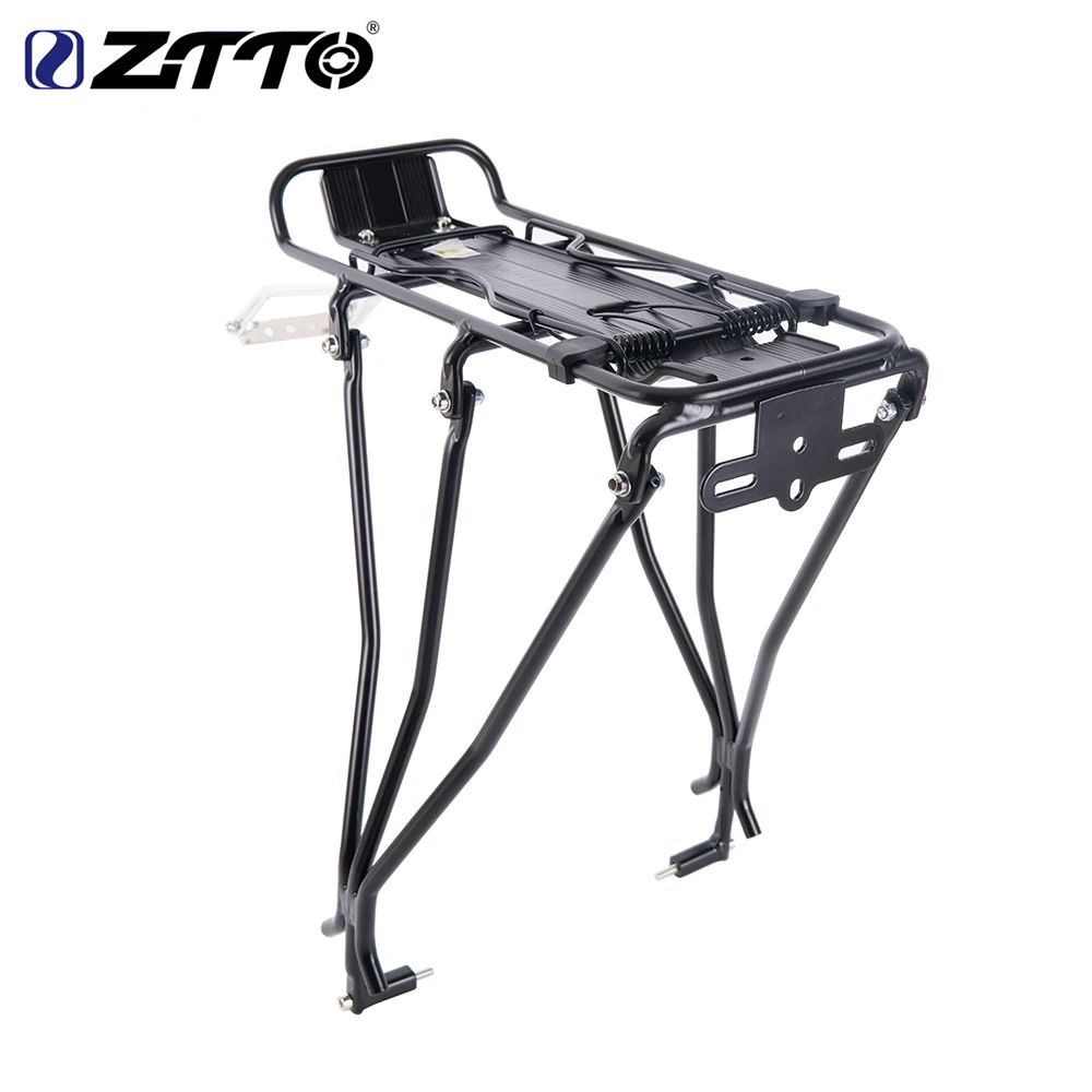 

ZTTO Bicycle rear rack mountain bike Rear Carrier Bicycle Luggage Carrier Shelf Cycling Cargo Bag Holder for disc brake V brake