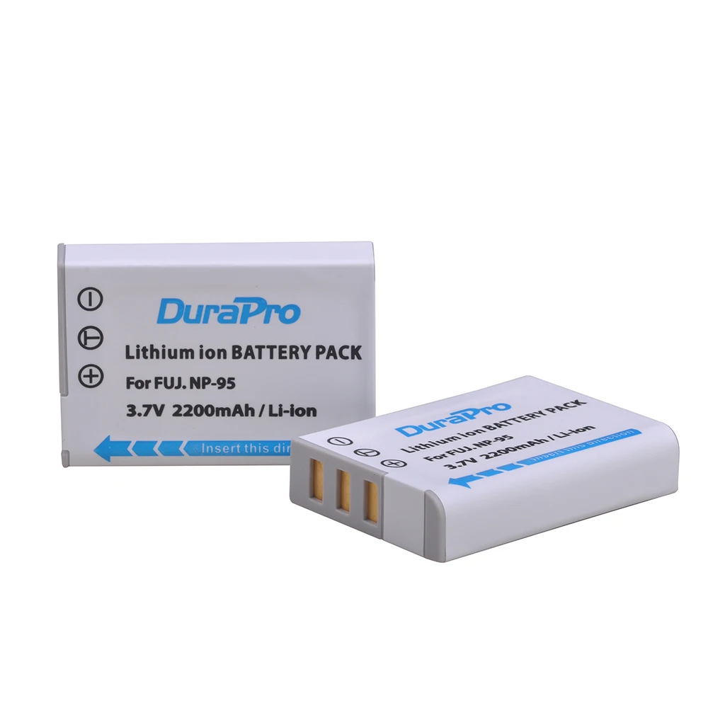Batteria Per Fotocamera Durapro 2200Mah Np-95 Np95 Per Fujifilm X30 X100 X100S X100T X-S1 Finepix F30 Finepix F31 Fd F31F Real 3D W1