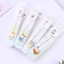 1 шт. милый кот креативная металлическая Закладка для книги сплав кулон Закладки брелок Escolar офисные школьные принадлежности Канцтовары Kawaii Закладка