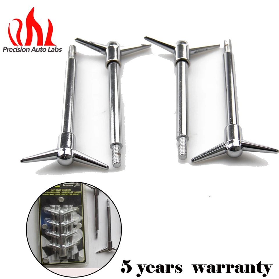 555-50145: Valve Cover T-Bar Wing Nuts | 5 In. Long T-Bars | 1/4 In.-20 Thread | Chrome | Set Of 4 - Foto 11