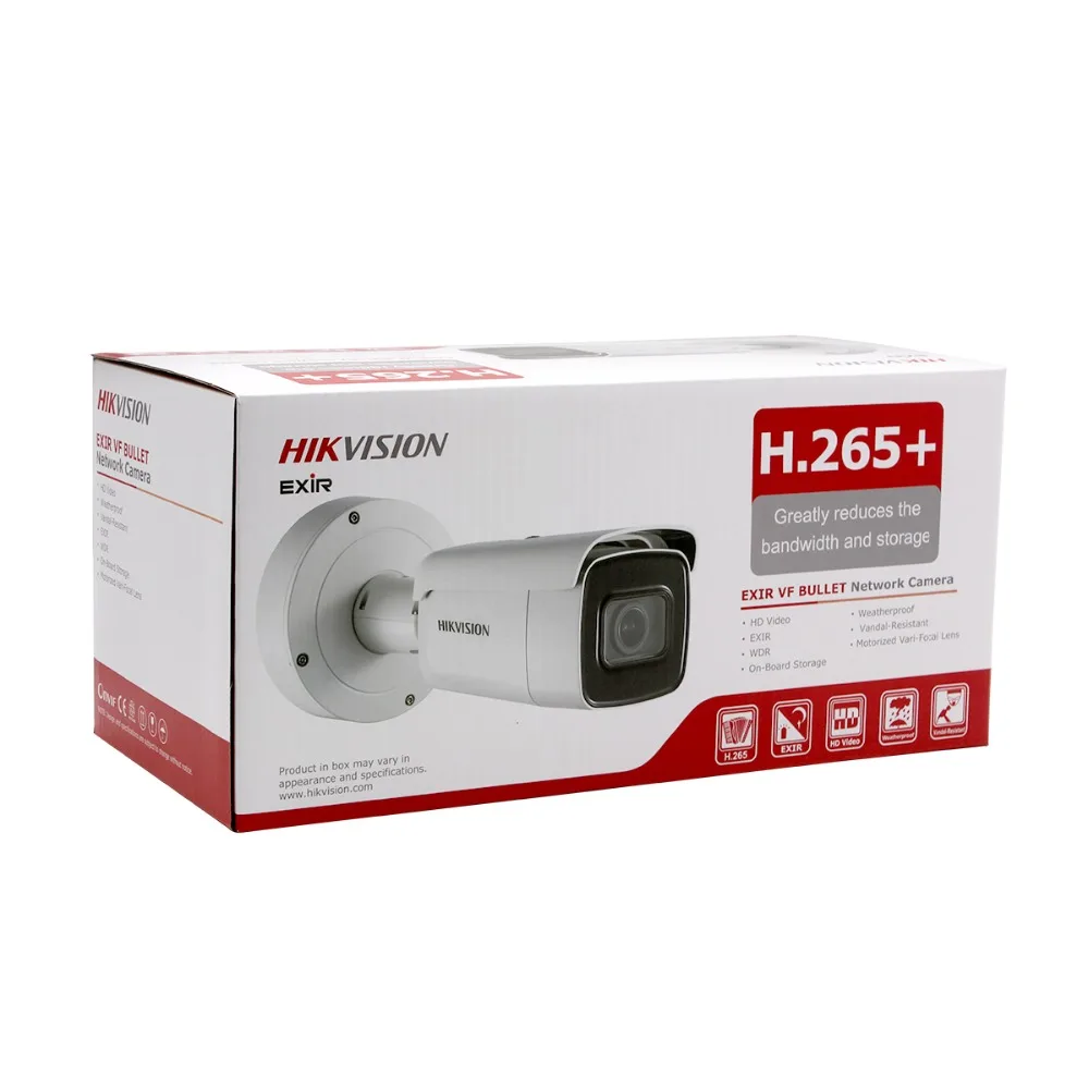 Hikvision DS-2CD2685FWD-IZS 8MP Bullet POE ip-камера сетевая CCTV камера с переменным фокусным расстоянием моторизованный CCTV видео наблюдение H.265