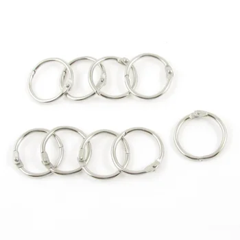 

9 x hinge leaves ring paper ring diameter key ring